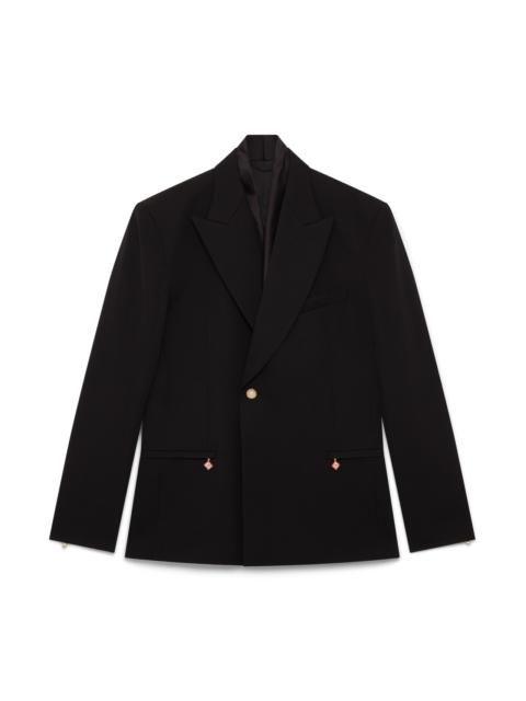 Wool Double Breasted Jacket | Casablanca Paris