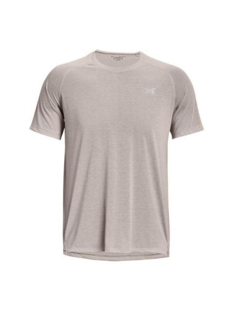 Under Armour Streaker Running T-Shirt 'Beige Grey' 1361469-592