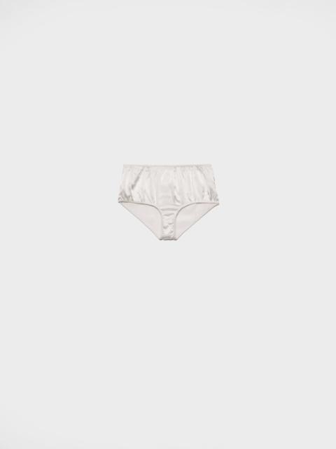 Vintage-look satin briefs