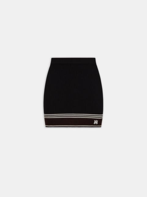 WOMEN'S MA STRIPE MINI SKIRT
