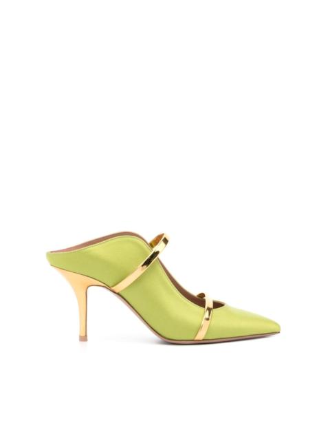 Maureen 70mm satin mules