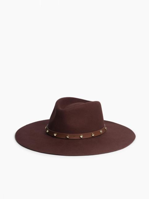 Brynn Studded Wool Fedora
