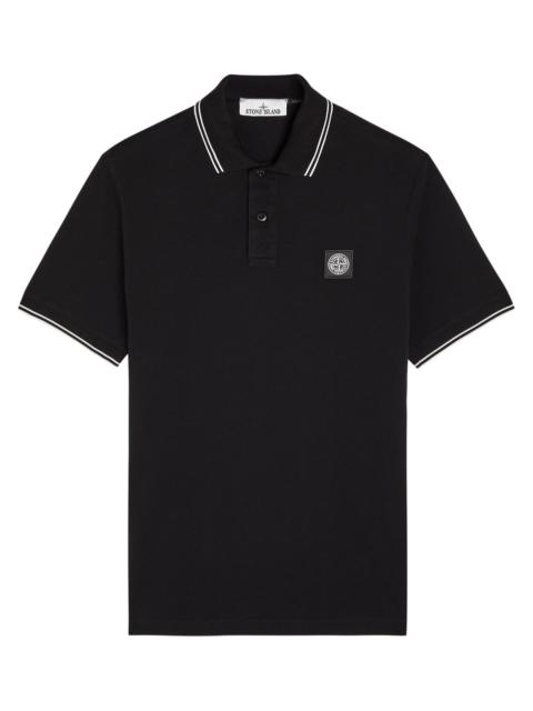 Stone Island Piqué Cotton Polo Shirt