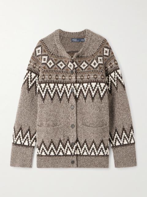 Fair Isle Wool-blend Cardigan