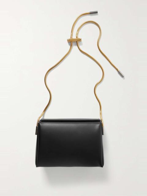 Leather shoulder bag