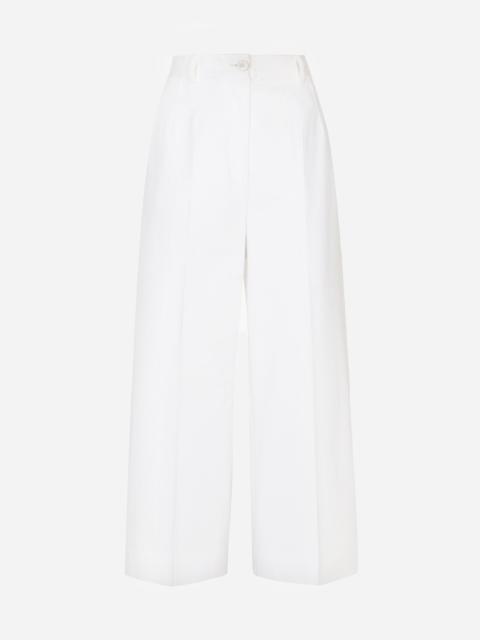 Gabardine culottes