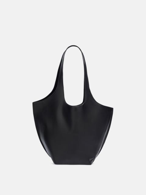 ''LA SCOOP LARGE'' BLACK SHOULDER BAG