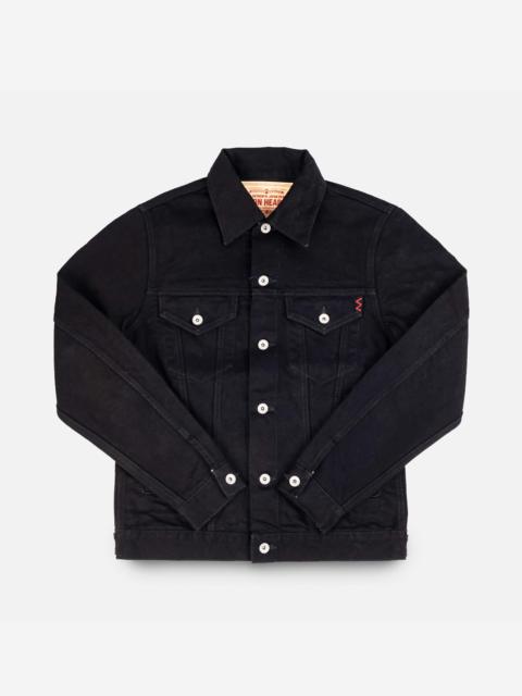 14OZ SELVEDGE DENIM MODIFIED TYPE III JACKET -  BLACK/BLACK