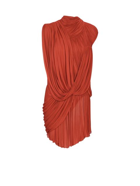 Draped flowing jersey dress