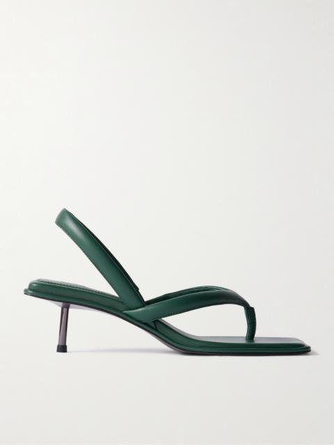 Leather Slingback Sandals