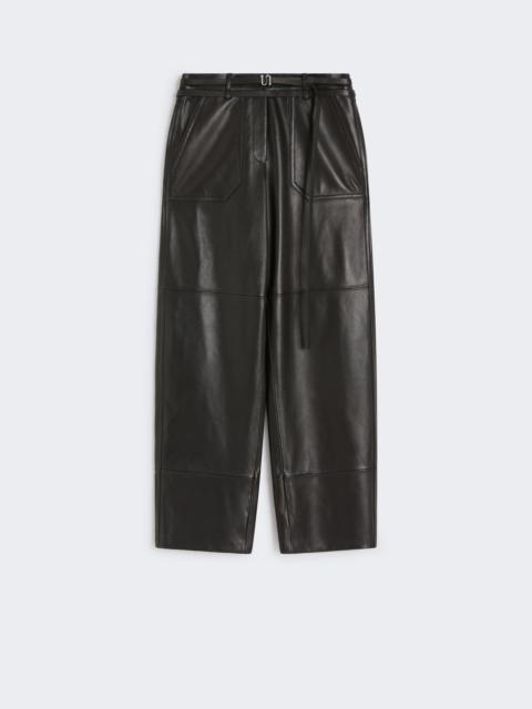 GARBO Nappa leather trousers