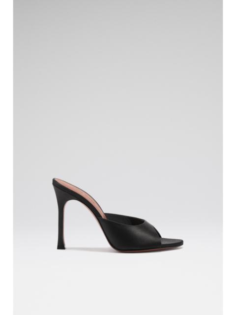 ALEXA SLIPPER 105 BLACK SATIN