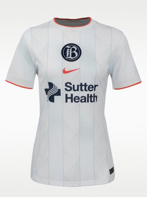 Bay FC 2025 Stadium Home Women's Nike Dri-FIT NWSL Replica Jersey
