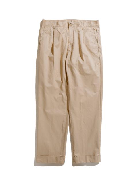 1Pleat 80/3 Twill Beige