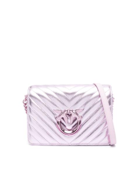 matelassÃ© metallic crossbody bag