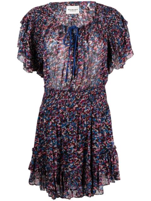 Florise floral-print mini dress