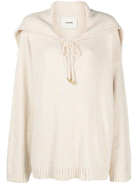 Pearl cape-style jumper