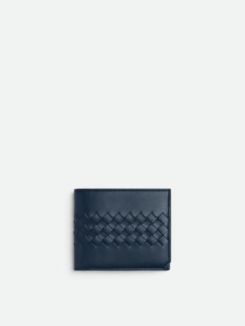 Intrecciato Piccolo Bi-Fold Wallet With Coin Purse