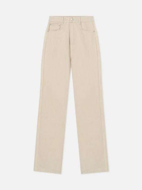 Crochet-Trimmed Jeans