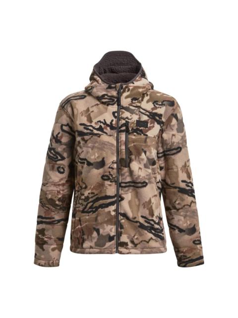 (WMNS) Under Armour Whitetail Rut Windproof Jacket 'Tan Black' 1378819-989
