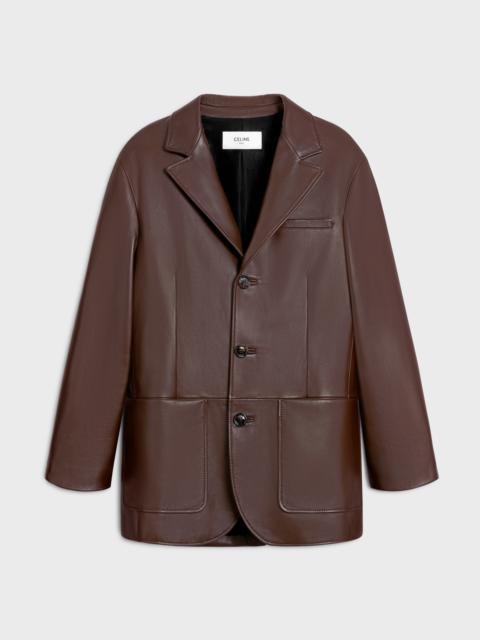 tailored jacket IN soft lambskin