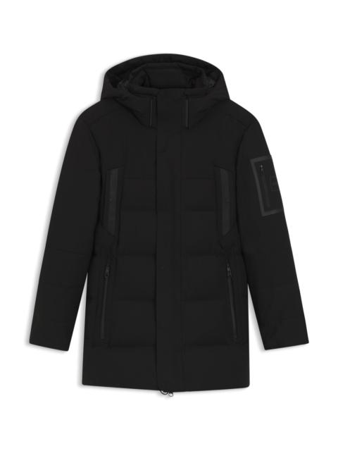 DOWN-FILLED PARKA JACKET WITH WATER-REPELLENT FINISH