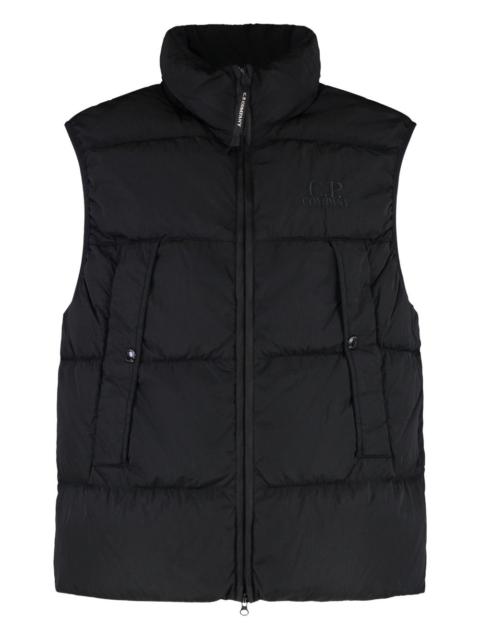 quilted turtleneck vest