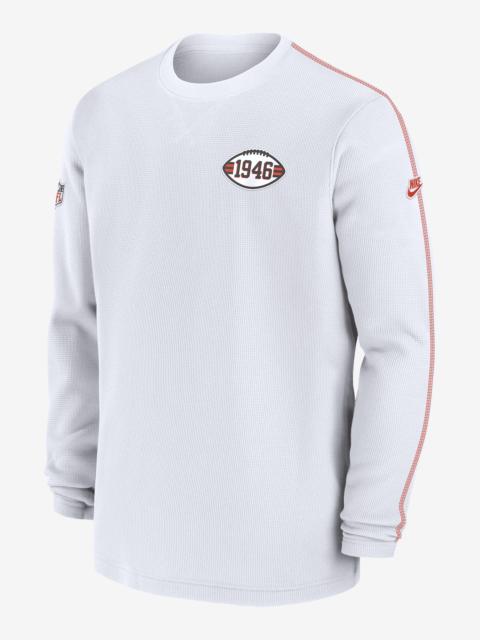 Cleveland Browns Logo Coach Men’s Nike NFL Long-Sleeve Top