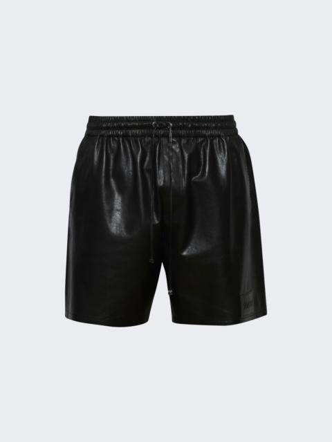 Lightweight Leather Short Black