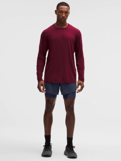 Perforated Lined Running Short 5"