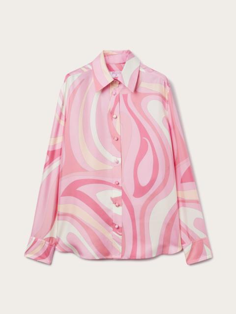 MARMO PRINT SILK SHIRT