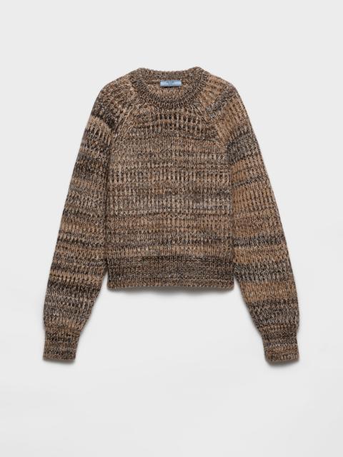 Wool and cashmere crew-neck sweater