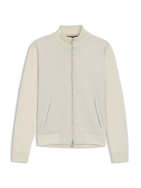 REGULAR-FIT HYBRID JACKET WITH DOUBLE B MONOGRAM