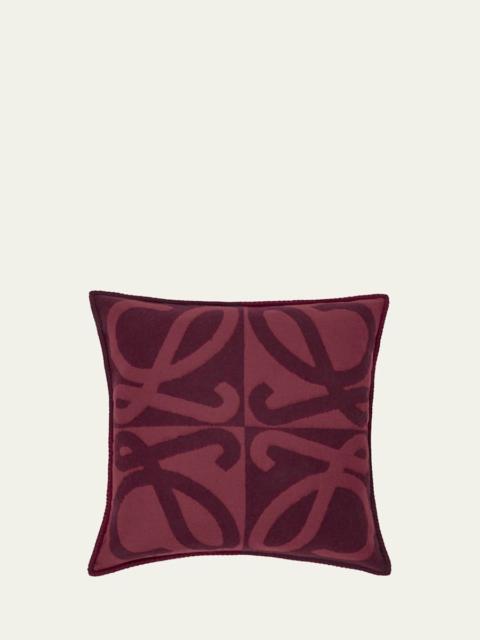 Anagram Wool/Cashmere Cushion, 20" Square