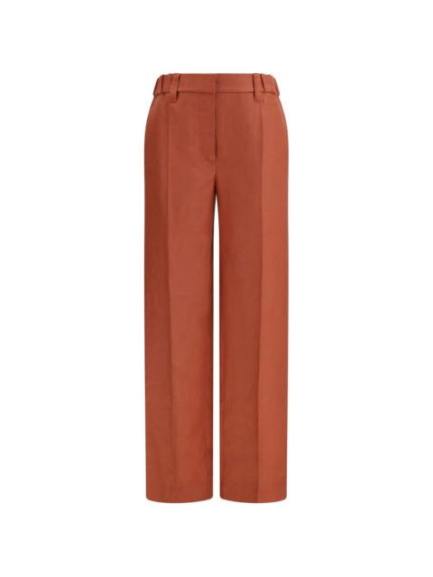 elasticated waist trousers