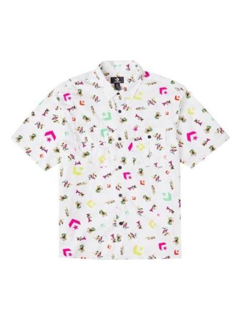 Converse Park Gym All Over Print Shirt 'White' 10023152-A01