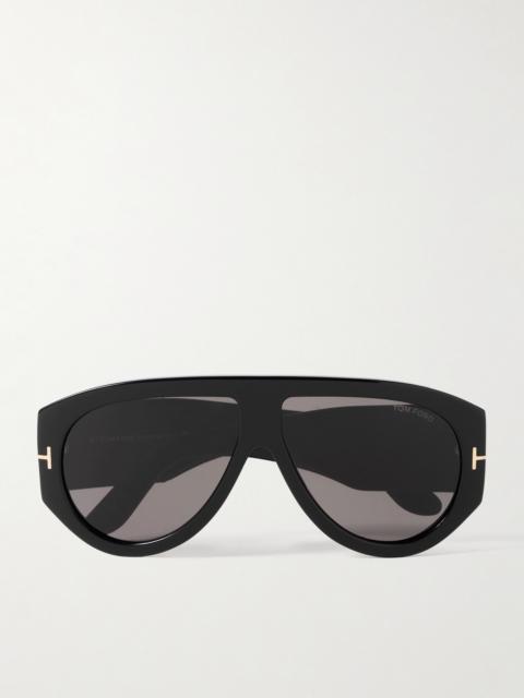 Bronson Aviator-style Acetate Sunglasses