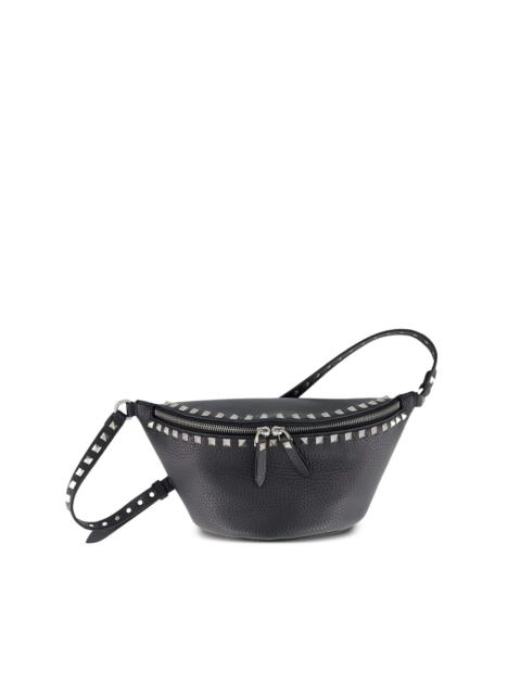 Rockstud leather belt bag