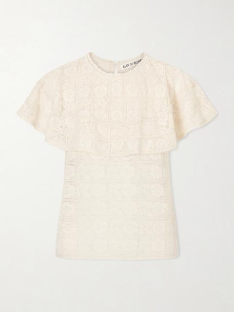 Elsie Daisy Cotton-lace Blouse