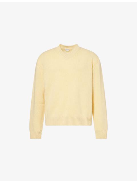 V-Neck Long-Sleeve Cashmere Jumper