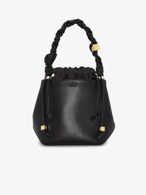 BLACK GANNI BOU BUCKET BAG