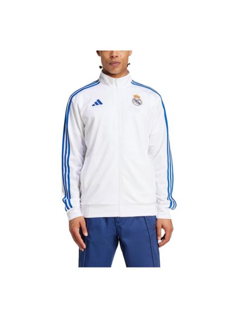 adidas Real Madrid DNA Track Jacket Asia Sizing 'White' IT3804