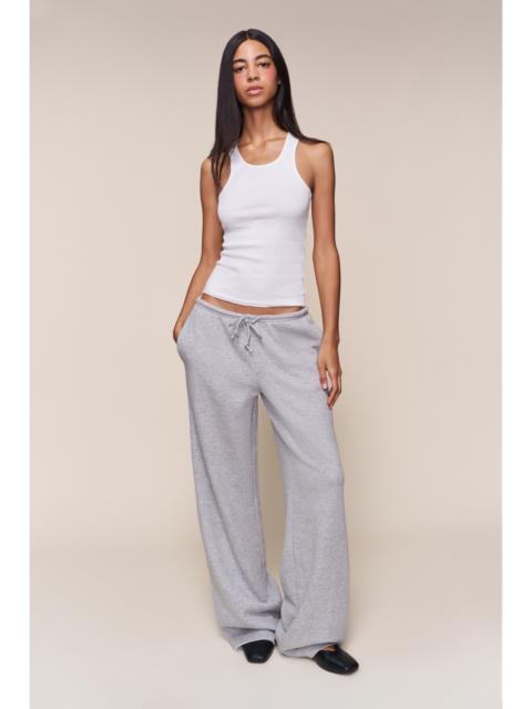DRAWSTRING FLEECE PANT