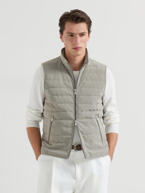 Bonded nylon down vest