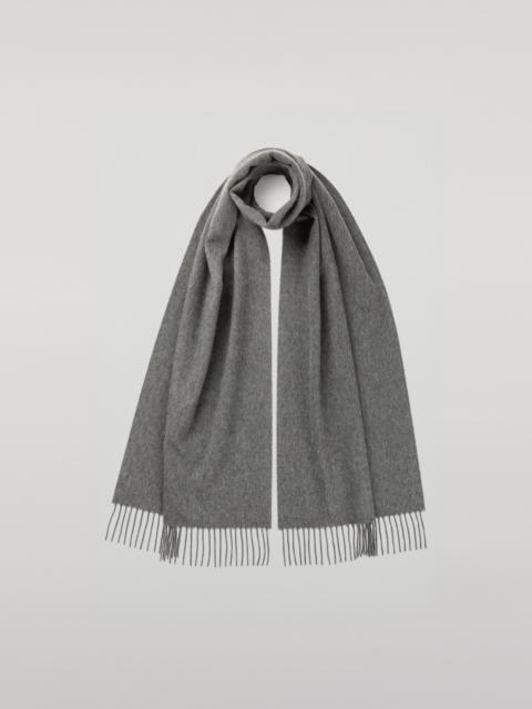 Merino Wool Mid Grey Scarf