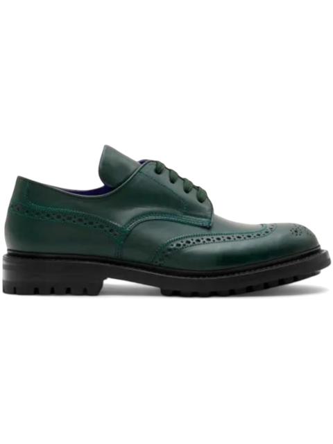 Burberry Tricker's Leather Devon Brogues Green