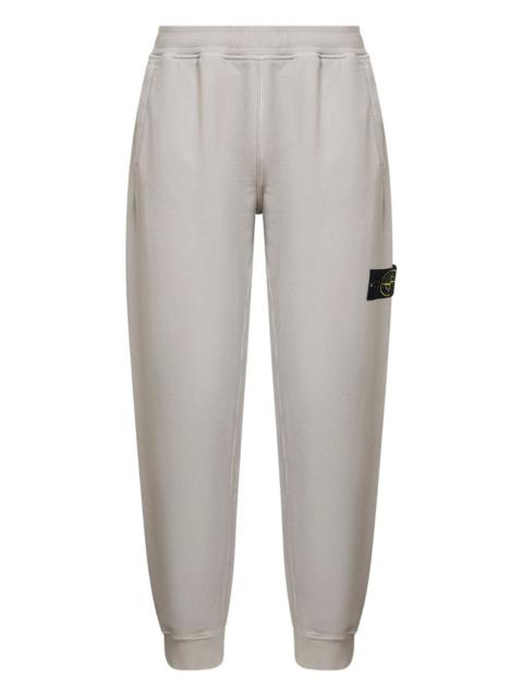 badge elastic track pants