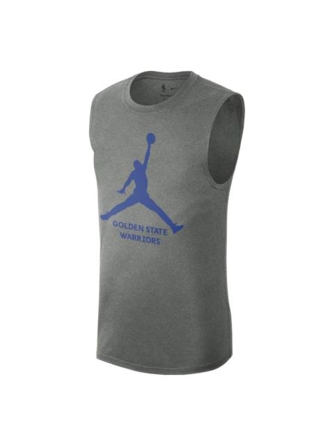 Air Jordan Logo x NBA Golden State Warriors Essential Tank 'Grey' FQ1971-063