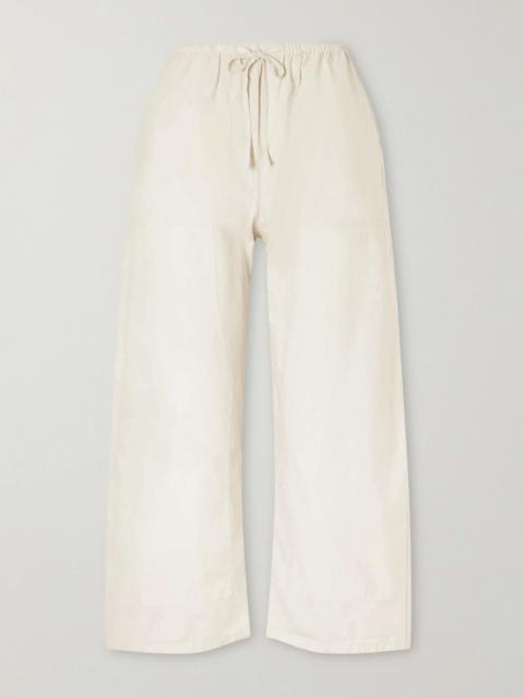 Kyoto Cotton Wide-leg Pants