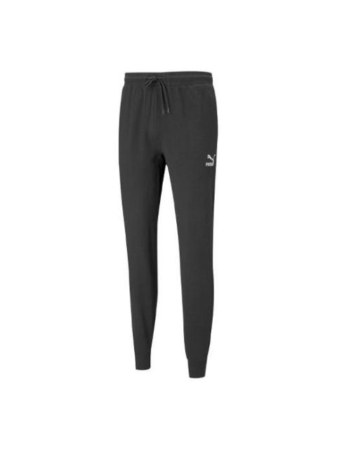 PUMA Mapf1 Mercedes Essential Pants 'Black White' 531469-01